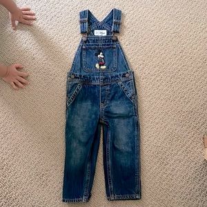 Mickey Mouse x GAP 2T overalls